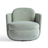 TOV Wolfie Mint Green Velvet Swivel Chair