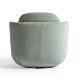 TOV Wolfie Mint Green Velvet Swivel Chair