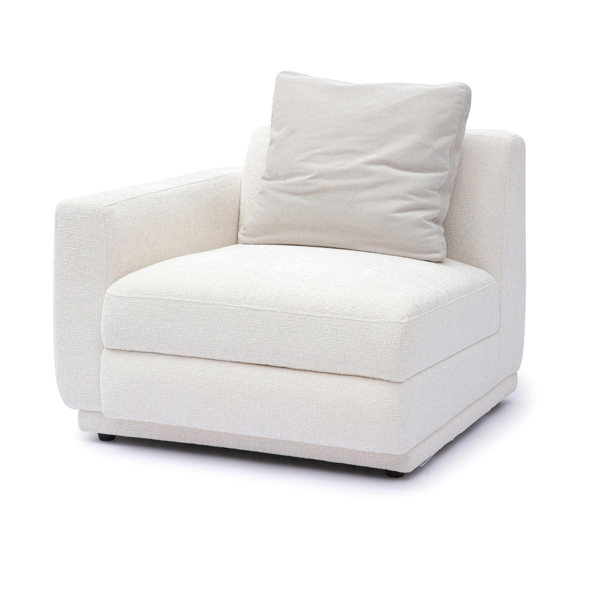 TOV Perry Cream Chenille Modular LAF Corner Chair
