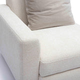 TOV Perry Cream Chenille Modular LAF Corner Chair
