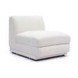 TOV Perry Cream Chenille Modular Armless Chair