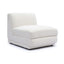 TOV Perry Cream Chenille Modular Armless Chair