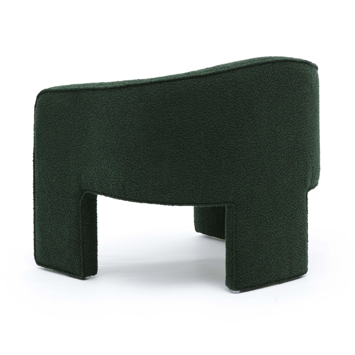 TOV Marla Forest Green Boucle Accent Chair