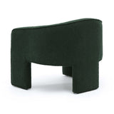 TOV Marla Forest Green Boucle Accent Chair