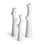 Napa White WOODLAND TALL VASES, SET OF 3