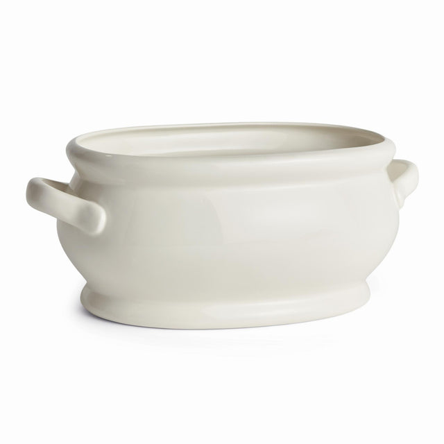 Napa White BRADFORD OVAL CACHEPOT