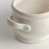 Napa White BRADFORD OVAL CACHEPOT