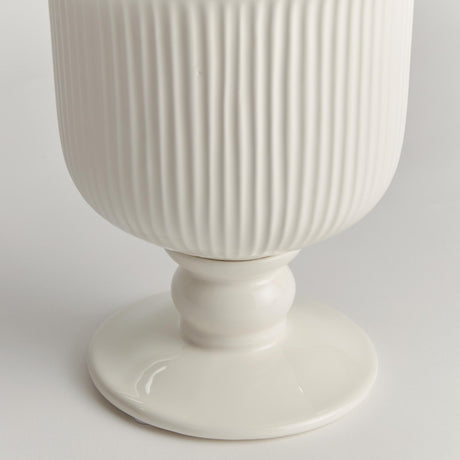Napa White SINCLAIR FOOTED URN SMALL