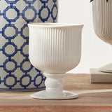 Napa White SINCLAIR FOOTED URN SMALL