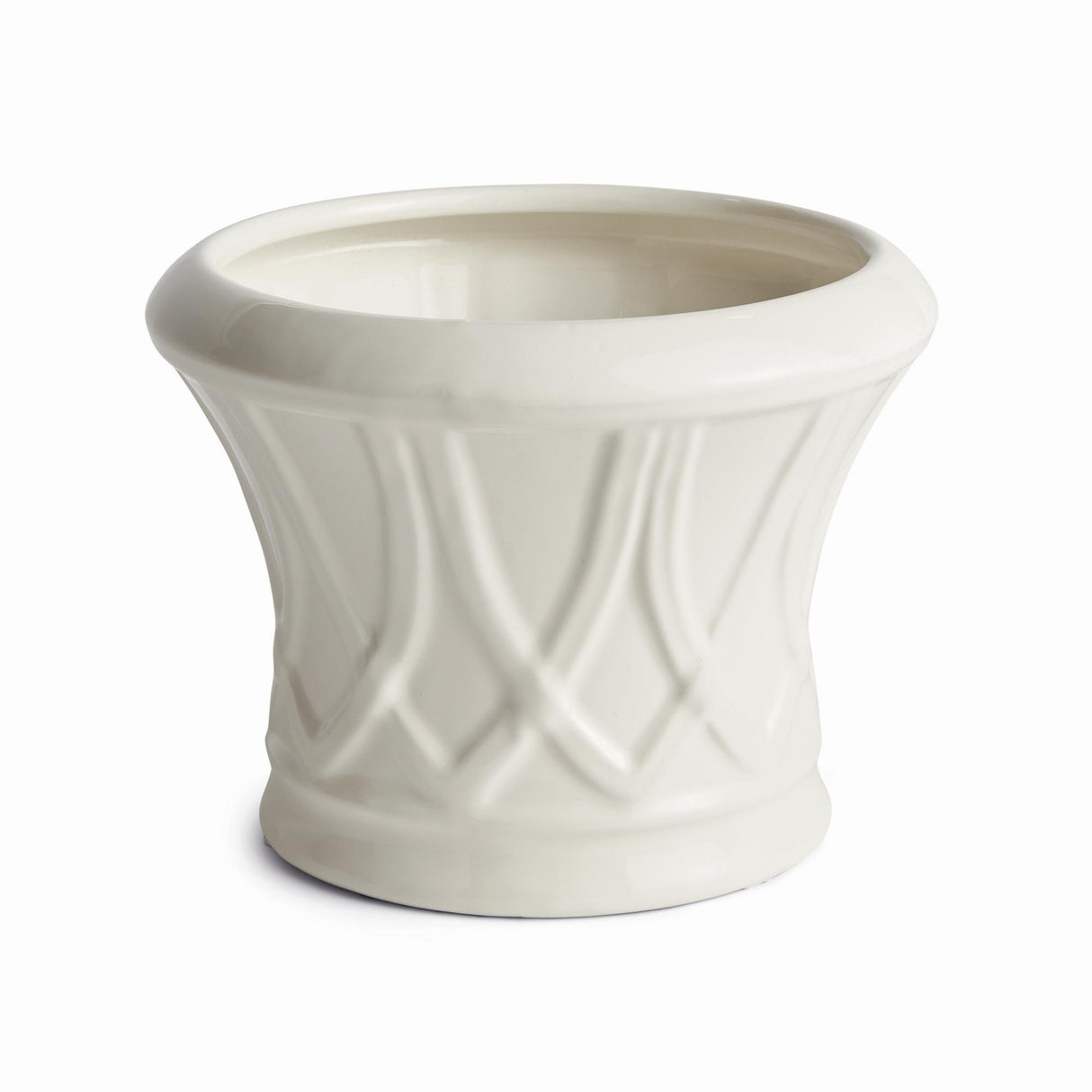 Napa White HILLINGDON TAPERED CACHEPOT
