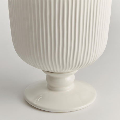 Napa White SINCLAIR FOOTED URN LARGE