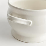 Napa White BRADFORD DECORATIVE FOOTED BOWL