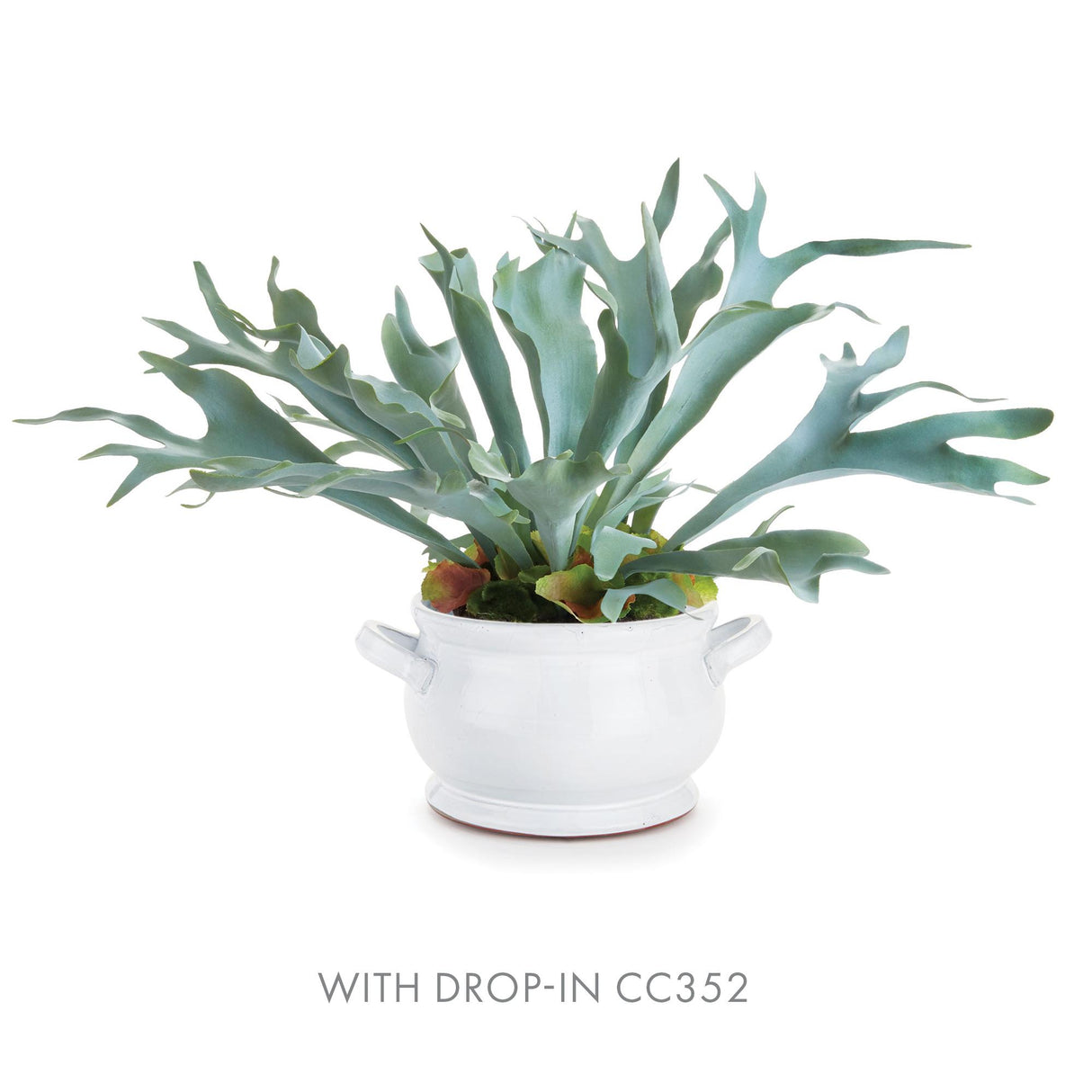 Napa White BRADFORD DECORATIVE FOOTED BOWL
