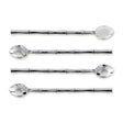 Napa Stainless Steel GROVE STIRRING SPOONS, SET OF 4