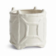 Napa White CHINOISERIE ROUND CACHEPOTLARGE