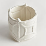Napa White CHINOISERIE ROUND CACHEPOTLARGE