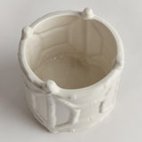 Napa White CHINOISERIE ROUND CACHEPOTLARGE