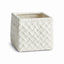 Napa White LOLA SQUARE CACHEPOT SMALL