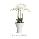 Napa White LARSON VASE SHORT