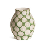 Napa Green/Light Gray KILEY VASE SMALL