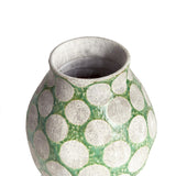 Napa Green/Light Gray KILEY VASE SMALL