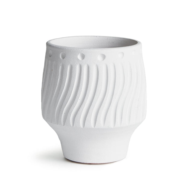 Napa White LARSON CACHEPOT