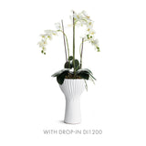 Napa White:Fits topselling dropins, pairings at left LARSON VASE TALL