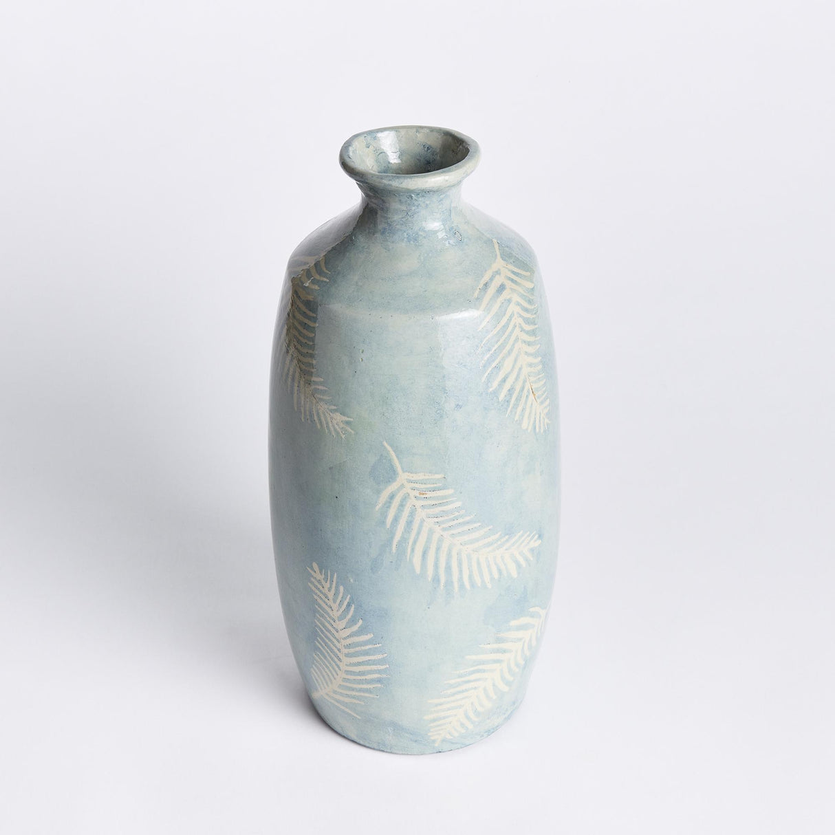 Napa Dusty Blue FERNSCAPE VASE LARGE