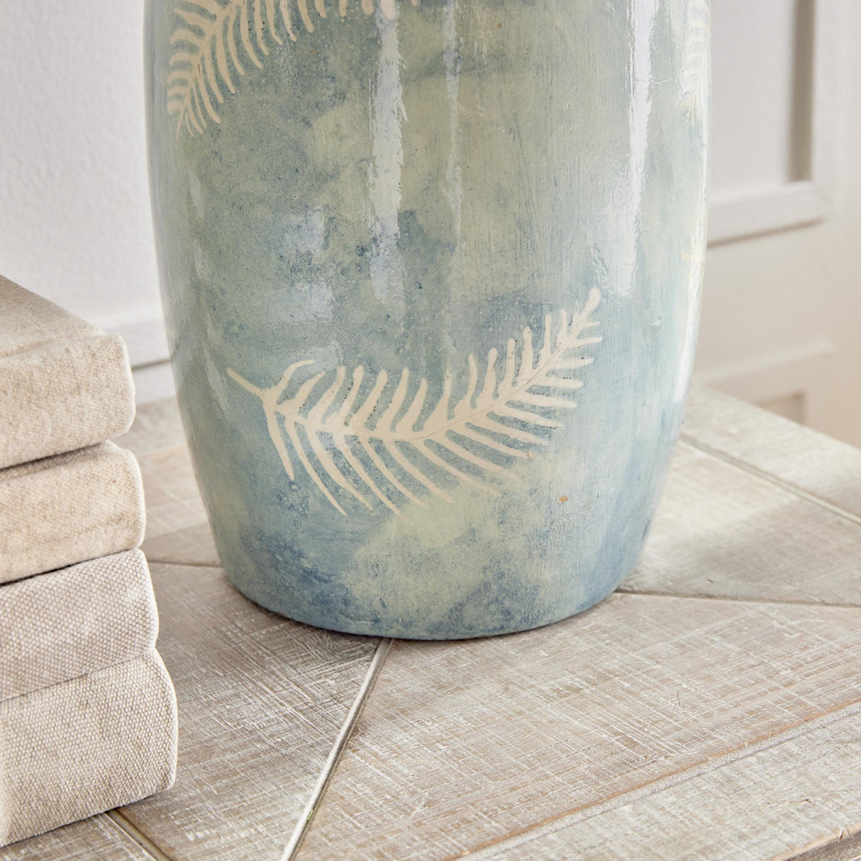 Napa Dusty Blue FERNSCAPE VASE LARGE