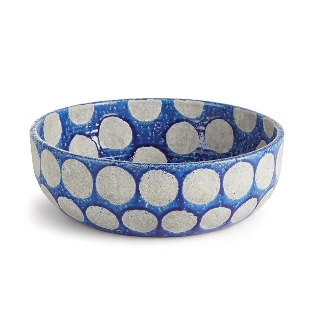 Napa Cobalt/Light Gray KILEY DECORATIVE BOWL