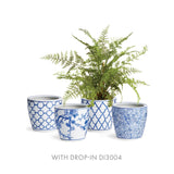 Napa Classic Blue/White BARCLAY BUTERA DYNASTY MIDI POTS, SET OF 4