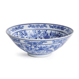 Napa Classic Blue/White BARCLAY BUTERA DYNASTY KOI DECORATIVE BOWL