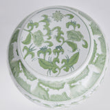 Napa Green/White IMPERIAL BLOSSOM LIDDED JAR