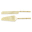 Napa Champagne Gold GROVE DESSERT SERVERS, SET OF 2