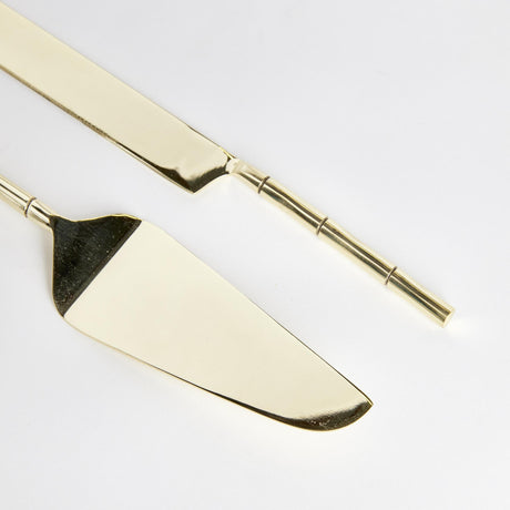 Napa Champagne Gold GROVE DESSERT SERVERS, SET OF 2