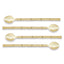 Napa Champagne Gold GROVE STIRRING SPOONS, SET OF 4