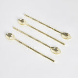 Napa Champagne Gold GROVE STIRRING SPOONS, SET OF 4