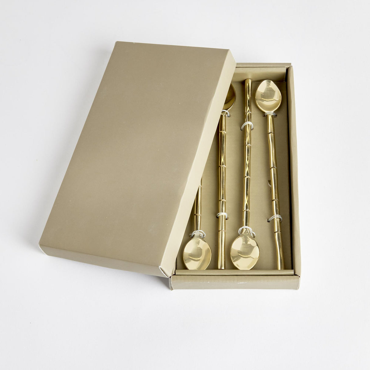 Napa Champagne Gold GROVE STIRRING SPOONS, SET OF 4