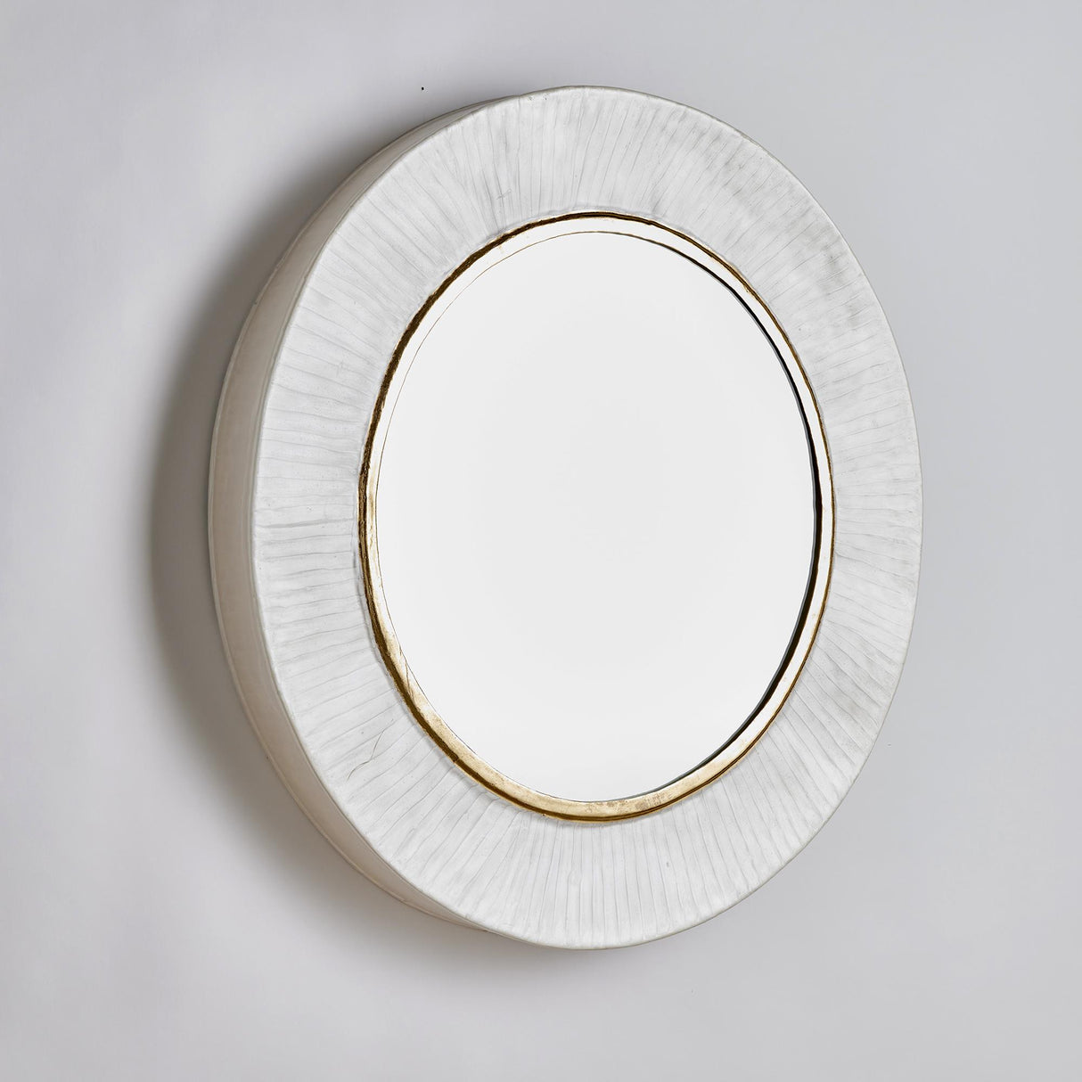 Napa White/Gold ANNADEL MIRROR