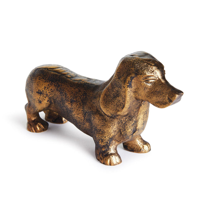 Napa Antique Brass MOXIE DOG SCULPTURE