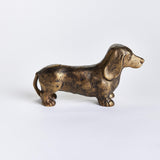 Napa Antique Brass MOXIE DOG SCULPTURE