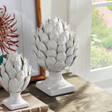 Napa White ARTICHOKE FINIAL LARGE