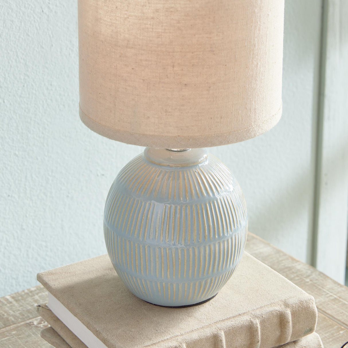 Napa Soft Blue/Natural ANTONI MINI LAMP