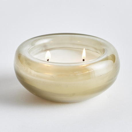 Napa Taupe OUDH NOIR 2-WICK CANDLE BOWL
