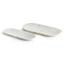 Napa White Marble AMAL MARBLE TRAYS, SET OF 2