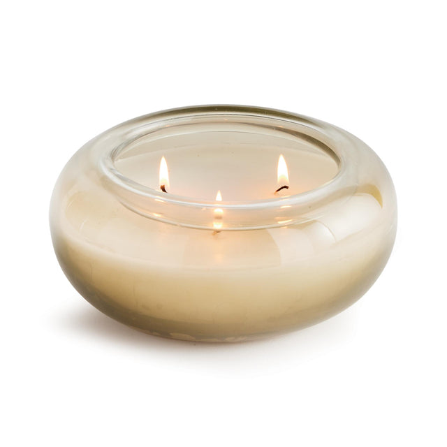 Napa Taupe OUDH NOIR 3-WICK CANDLE BOWL