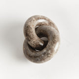 Napa Gray LINKED MARBLE RINGS SCULPTURE