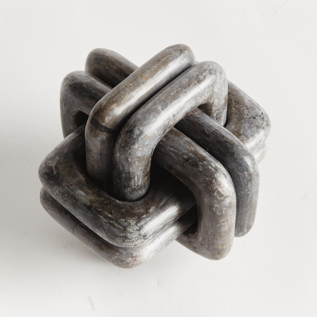 Napa Gray KNOT MARBLE SCULPTURE