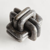 Napa Gray KNOT MARBLE SCULPTURE