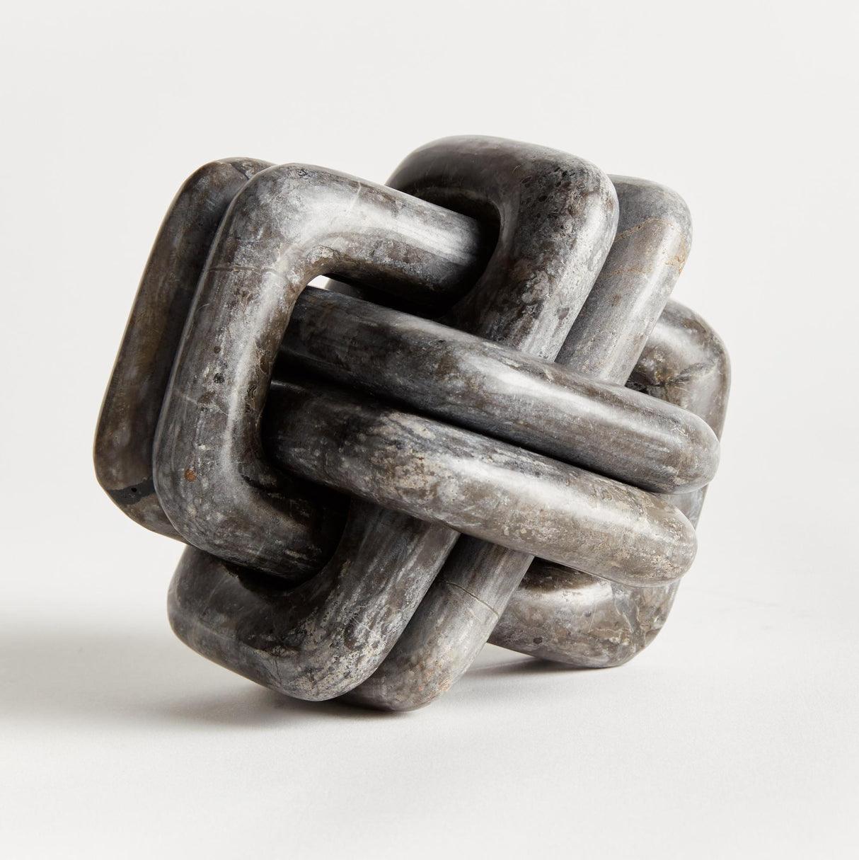 Napa Gray KNOT MARBLE SCULPTURE
